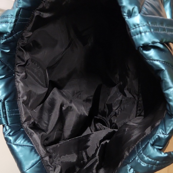 Victoria's Secret Quilted Blue Tote Bag - Picture 7 of 8